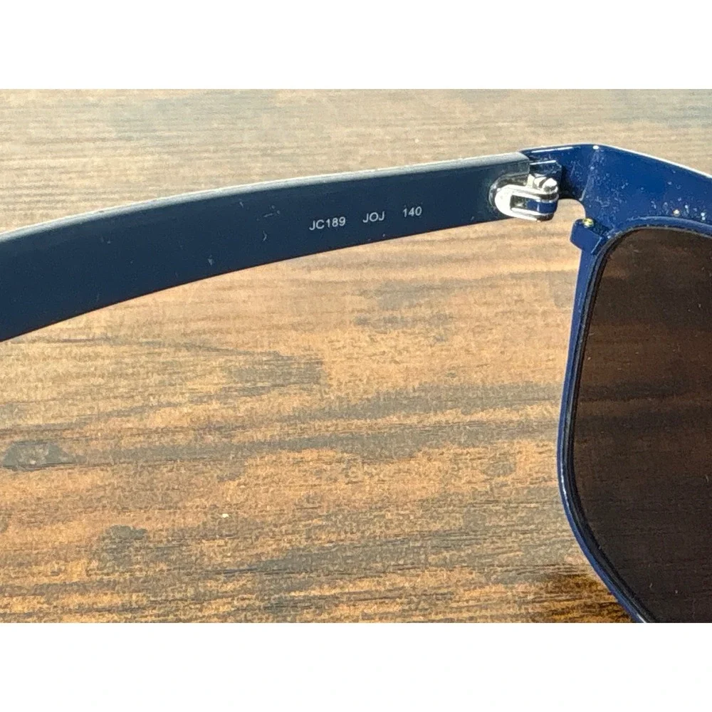 Jimmy Choo JC189 Navy Blue Glitter Cat Eye Eyeglass FRAMES Made in Italy JOJ 140